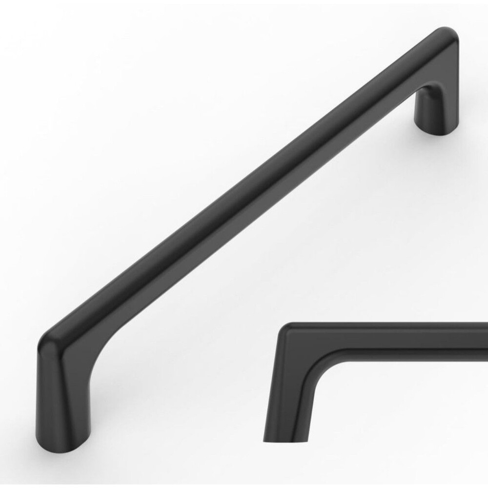 10 Pack Matte Black Cabinet Pulls 5 Inch128MM Hole Centers Kitchen Cabinet Ha...